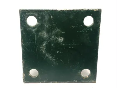Used Eaton Square Offset Post Base Green 6" x 6" x 3 1/2" Fits B22 1 5/8" Construction Material & Supplies Michigan US | Maverick Industrial Sales #1402145