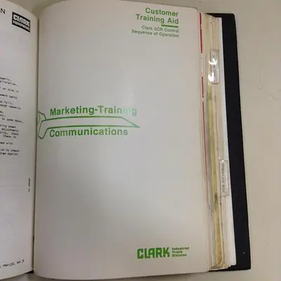 USED CLARK EQUIPMENT SCR MANUALS