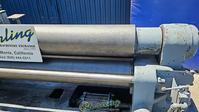 Used WEBB 9L-1208 Plate Bending Rolls including Pinch California US | Sterling Machinery Exchange #1467065