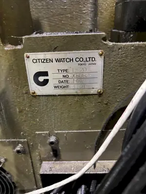 1993 CITIZEN MODEL #L-20 SWISS CNC LATHE : YOBRO #25106