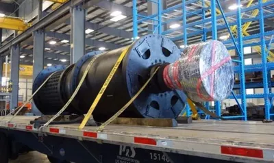 NEW: FLSmidth 44 x 132 screen bowl rotating assembly only, CS.