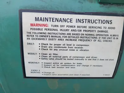 1991 Champion Pneumatic Machinery Company HR 10-12 Air Compressors | MD Equipment Services LLC (11)