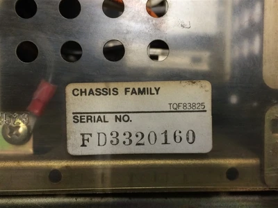 USED FANUC A02B-0060-C033    -MDI/CRT UNIT     CHASSIS FAMILY