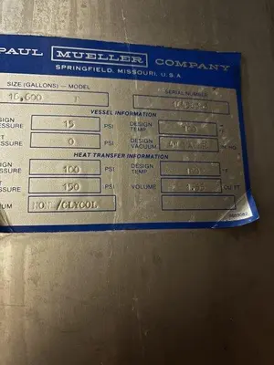 1995 MUELLER 16,600 GALLON Stainless Steel Tanks | Perry Equipment (7)