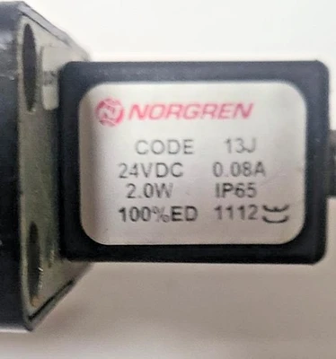 NORGREN V62S517AA313JB SOLENOID VALVE 14-122DEG F