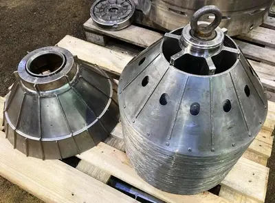 Alfa-Laval BRPX 417 XGV-71C-50 concentrator centrifuge, 316SS.