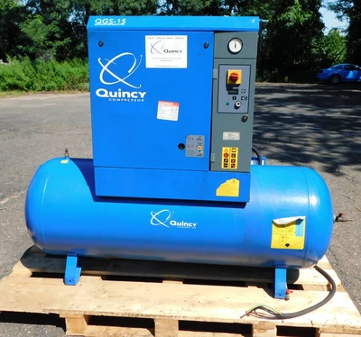 Used QUINCY AIR COMPRESSOR QGS 15 CSA/UL Rotary Screw & Sliding Vane Air Compressors New Jersey US | Champion Trading Corporation #1364698