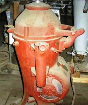 De Laval VO-194 solid bowl refining centrifuge, CS/SS bowl liner.