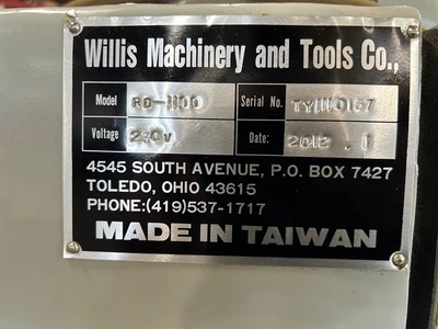WILLIS RD1100 Radial Arm Drill