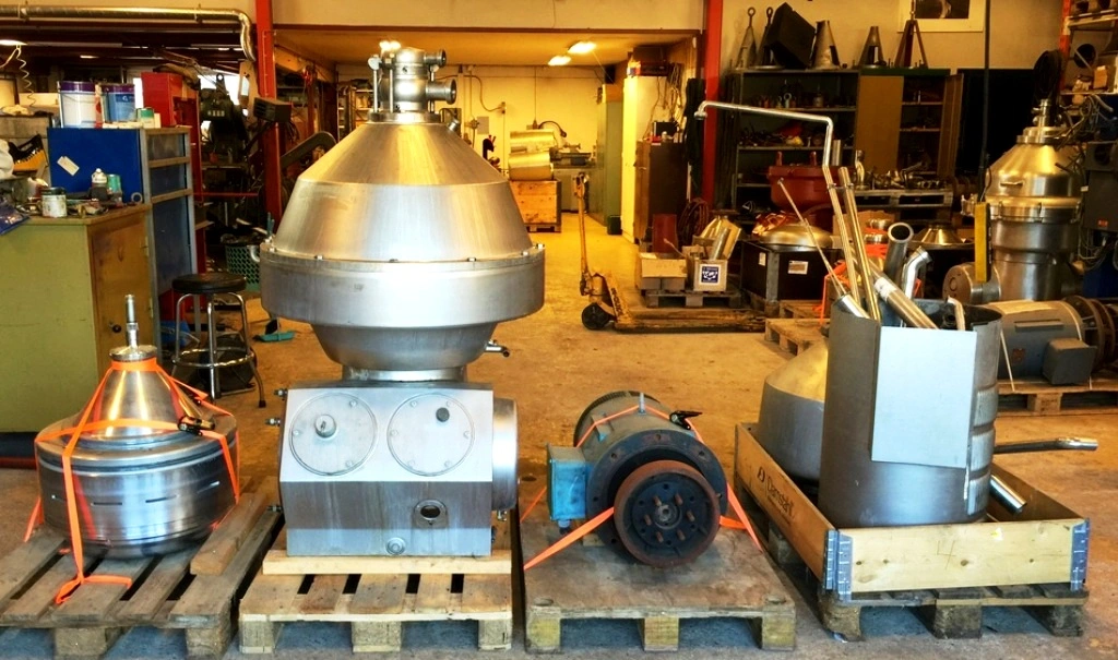 Alfa-Laval MRPX 614 HGV-74 warm milk separator, 316SS.
