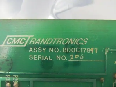 CMC Randtronics Assy No. 800C17847 B 12751PC 798D04411 A Board