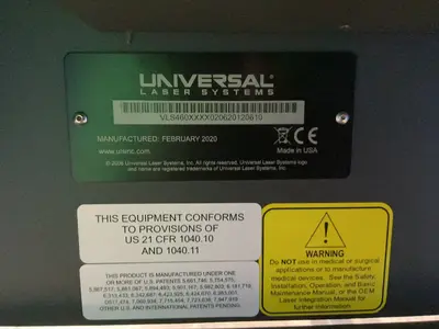 Used 2020 UNIVERSAL LASER SYSTEMS VLS460 Engravers Ohio US | HGR 24 #1572272