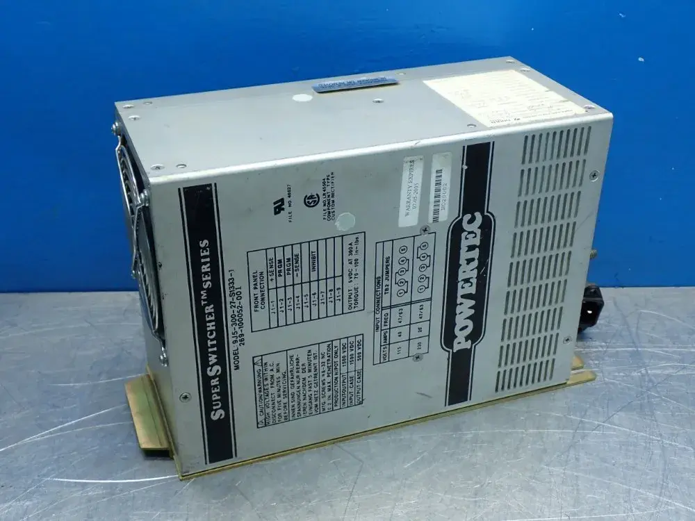 Used POWERTEC INC 9J530027S13331 DC Power Supplies Ohio US | HGR 24 #1070183