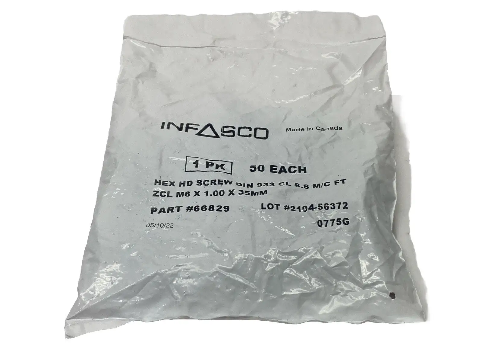 New | in-Stock INFASCO ZCL M6 Nuts & Screws | Maverick Industrial Sales #1108806