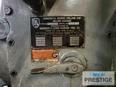 Used GIDDINGS & LEWIS 340-RT Horizontal Table Type Boring Mills New York US | Prestige Equipment #1293562