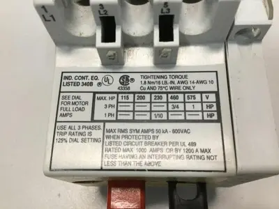 USED ALLEN BRADLEY 140-MN-0160 SER B