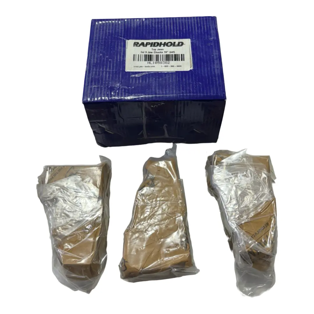 RapidHold Set of Hard Top Jaws for 3 Jaw 16" Scroll Chucks