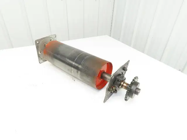 Hytrol 6"x 16.5" Center Drive Pulley for 22" Conveyor 1-1/2" Shafts w/Bearings