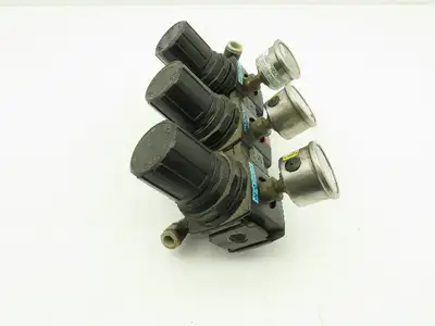Wilkerson R19-03-CC00 Pneumatic Air Pressure 3 Regulator Assembly 3/8" NPT R19