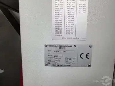 USED 2002 AGIECHARMILLES ROBOFIL 240