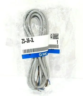 LOT OF 10 NEW SMC ZS-38-3L CONNECTOR CABLE ZS383L