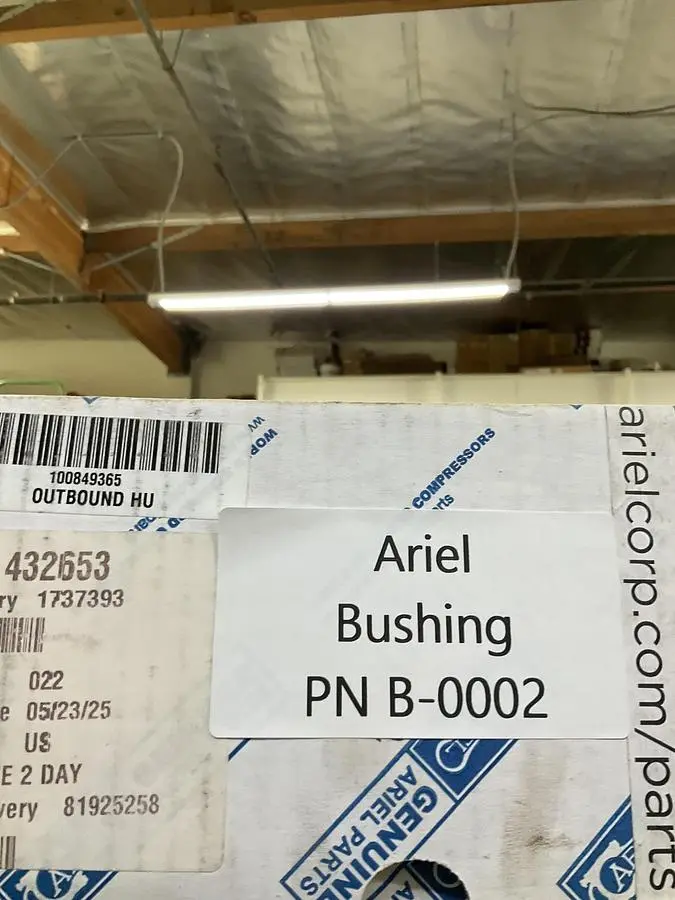 ARIEL BUSHING,BZ,XHD,JG:N:A:Q PN# B-0002