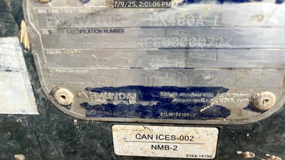 Used 2022 HYUNDAI HX480AL Crawler Excavators Texas US | National Equipment Dealers #1422497