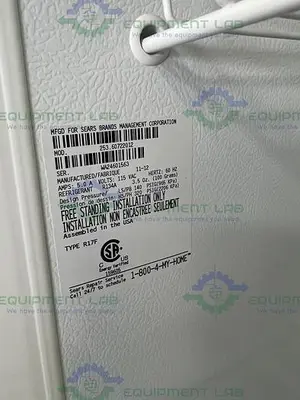USED KENMORE 253.60722012 REFRIGERATOR 16.7 CU. FT.