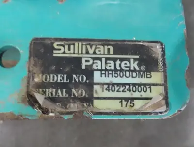 Used 2014 SULLIVAN PALATEK HH50UD Air Compressors (Misc) Pennsylvania US | Global Equipment International, LLC #185653