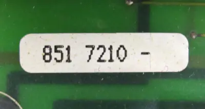 USED CHARMILLES 851-7210 CIRCUIT BOARD CT8121680A 8517210