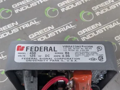 Signal Division 450*125-30 Vibratone Electric Horn 125VDC Gray Series B3 New NIB