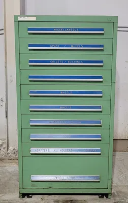 STANLEY VIDMAR 10 Drawer Storage Racks & Cabinets, Cabinet | Machinery Central (1)