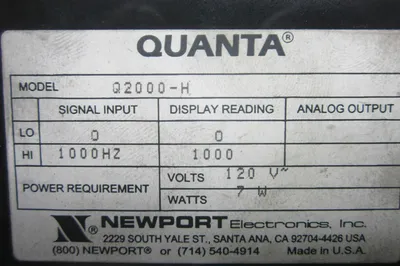 NEW NEWPORT Q2000-H DISPLAY PANEL Q2000H