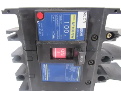 NEW MITSUBISHI NF100-SW CIRCUIT BREAKER 100A 4POLE NF100SW