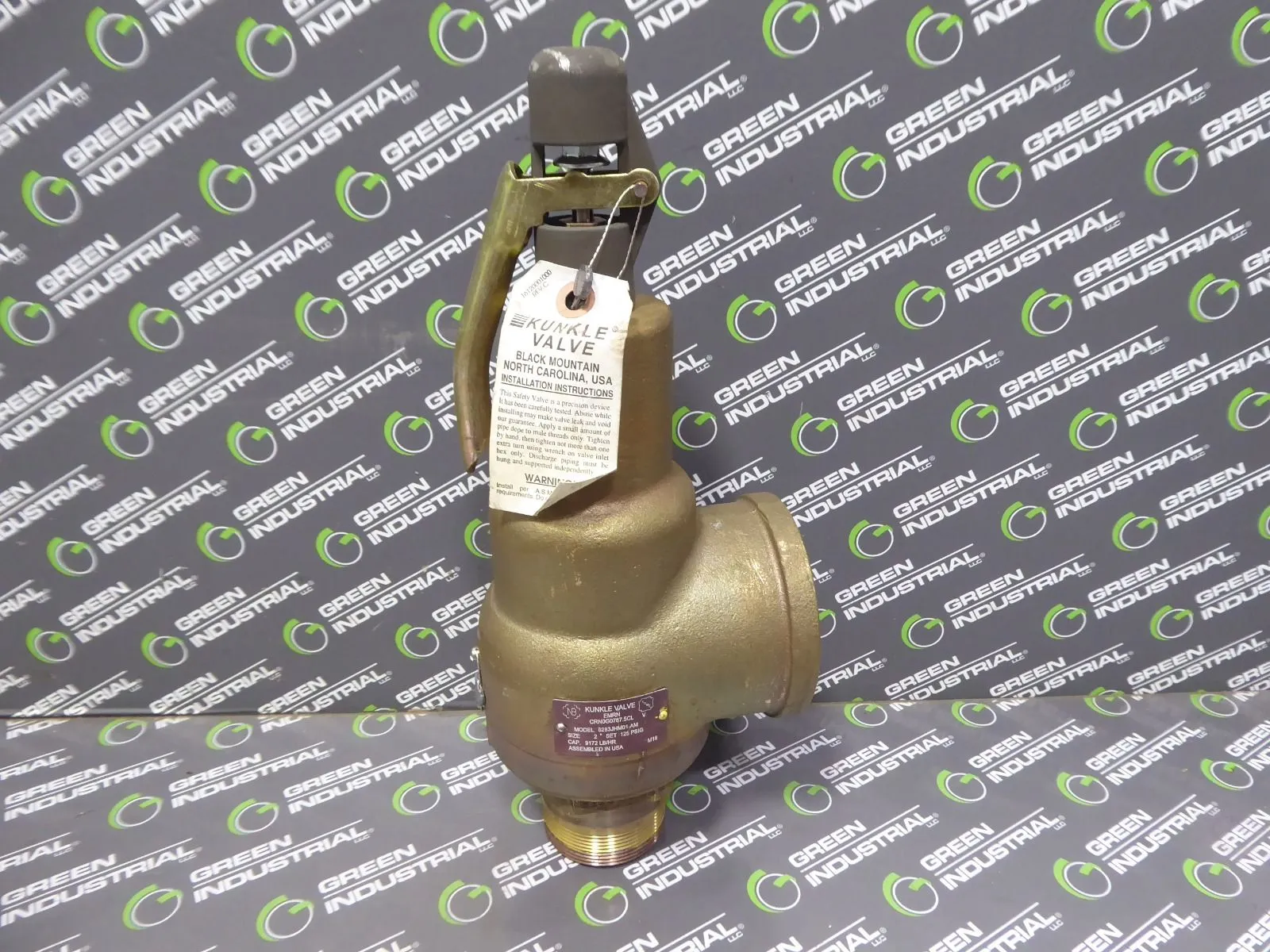 Kunkle 6283HGM01A-AM Pressure Relief Valve 2" 9172 lb/hr Used