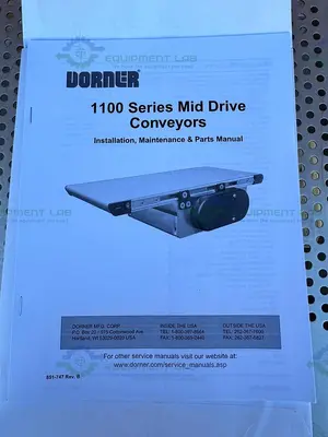 NEW DORNER 1100 MID DRIVE BELT CONVEYOR 48" X 4" W/ 11M036PL411FN GEARMOTOR