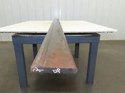 Press Brake Punch Die 95-1/2" Long 90° V 1/2" Tang 19/32" W 3-5/8" H
