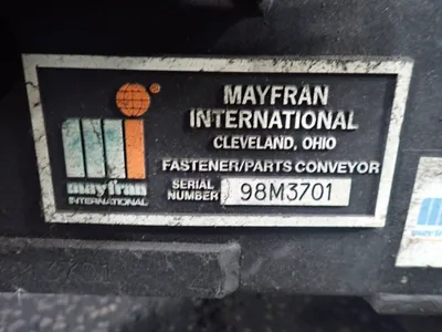 Mayfran 154" X 14" X 18" Fastener/parts Conveyor
