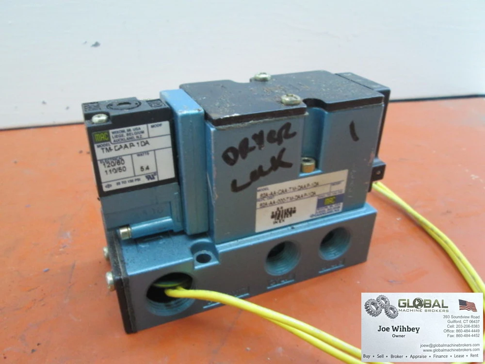 MAC Solenoid Valve 82A-AA-CAA-TM-DAAP-1DA, 4-Way, 82 Series, 3 Available
