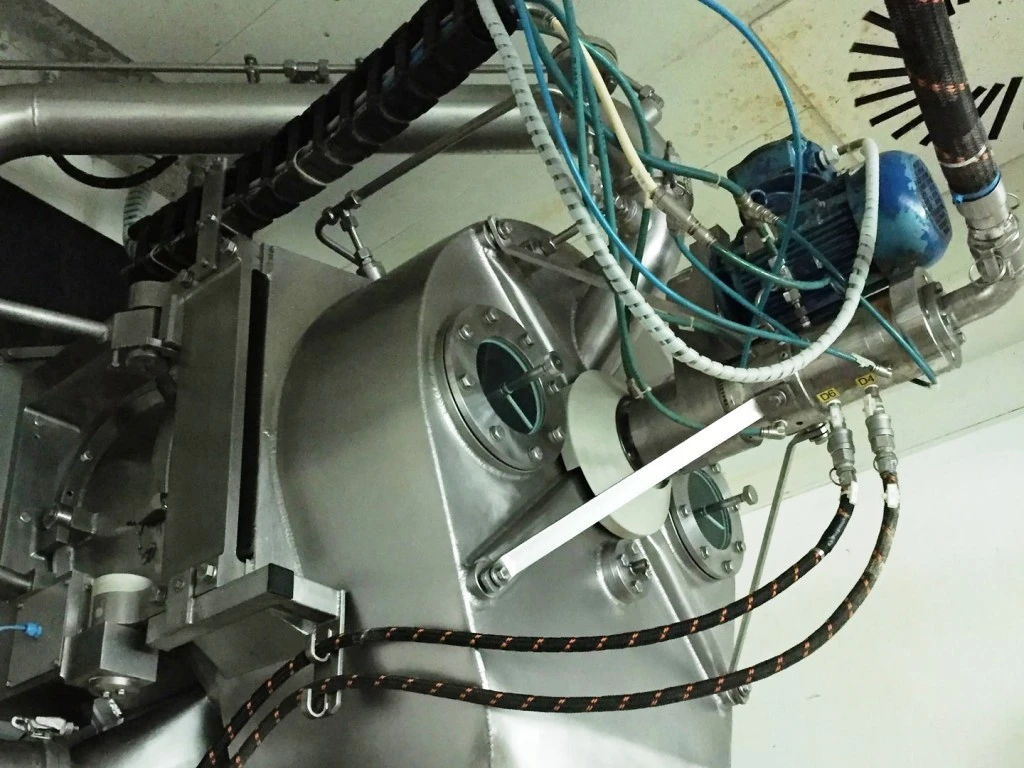 Heinkel HF 600 Inverting Filter centrifuge, 316L SS.