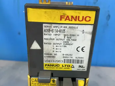 Used FANUC A06B6114H105 Servo Controller Parts Ohio US | HGR 24 #1335286