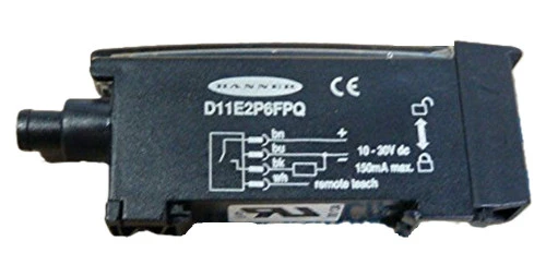 Banner D11E2P6FPQ 50835 Flutter Immune Plastic Fiber Sensor [New]