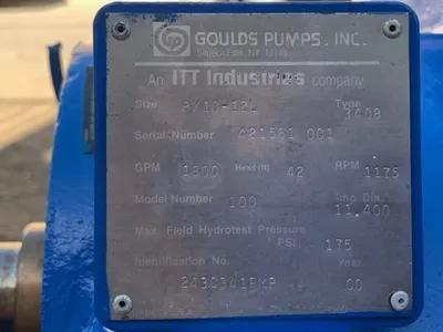 USED GOULDS 3408
