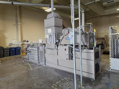 USED ALLEGHENY 3430-2572 CLOSED DOOR BALER