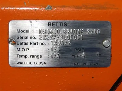 USED BETTIS DS0600.B2A04K.27K0