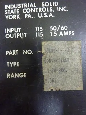 USED ISSC 1013U-1-H-3-C