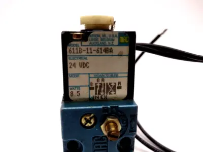 611B-11-614BA | MAC Valves  Solenoid Valve 24VDC 8.5W 150PSI - Used