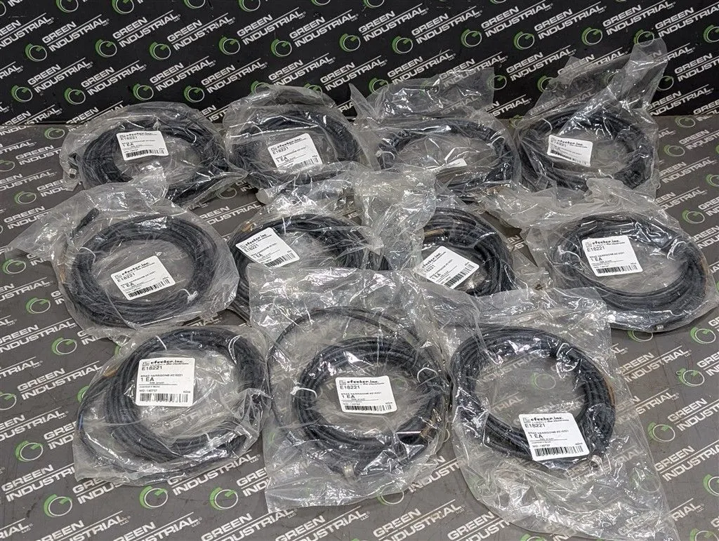 Lot of 11 ifm efector / Brad Harrison E18221 M8 Female Connector Cordset 5m New