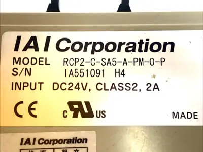 USED IAI ROBO CYLINDER CONTROLLER 24VDC PNP