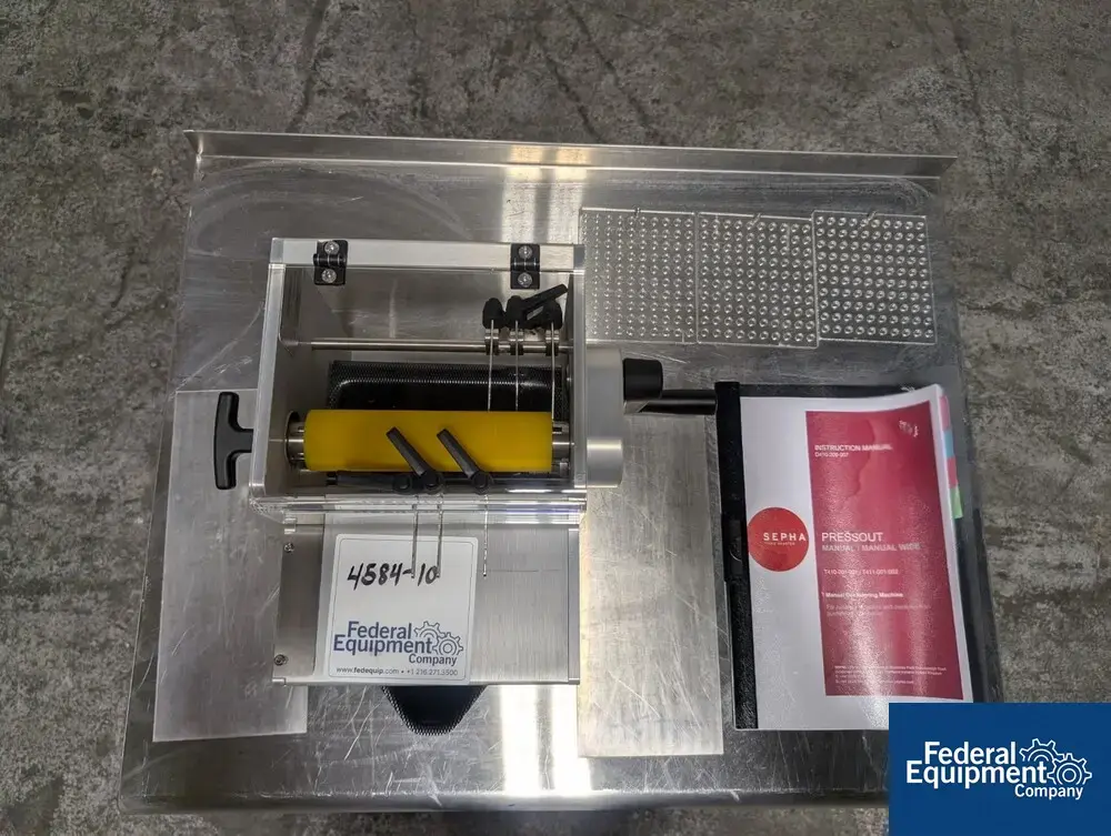 USED Sepha Sepha Manual Deblistering Machine, Model PRESSOUT